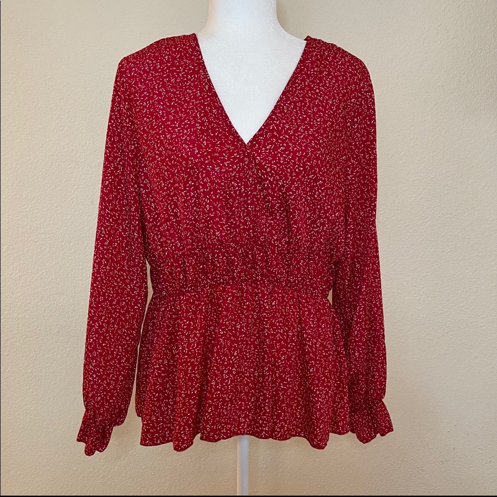Shein long sleeve blouse